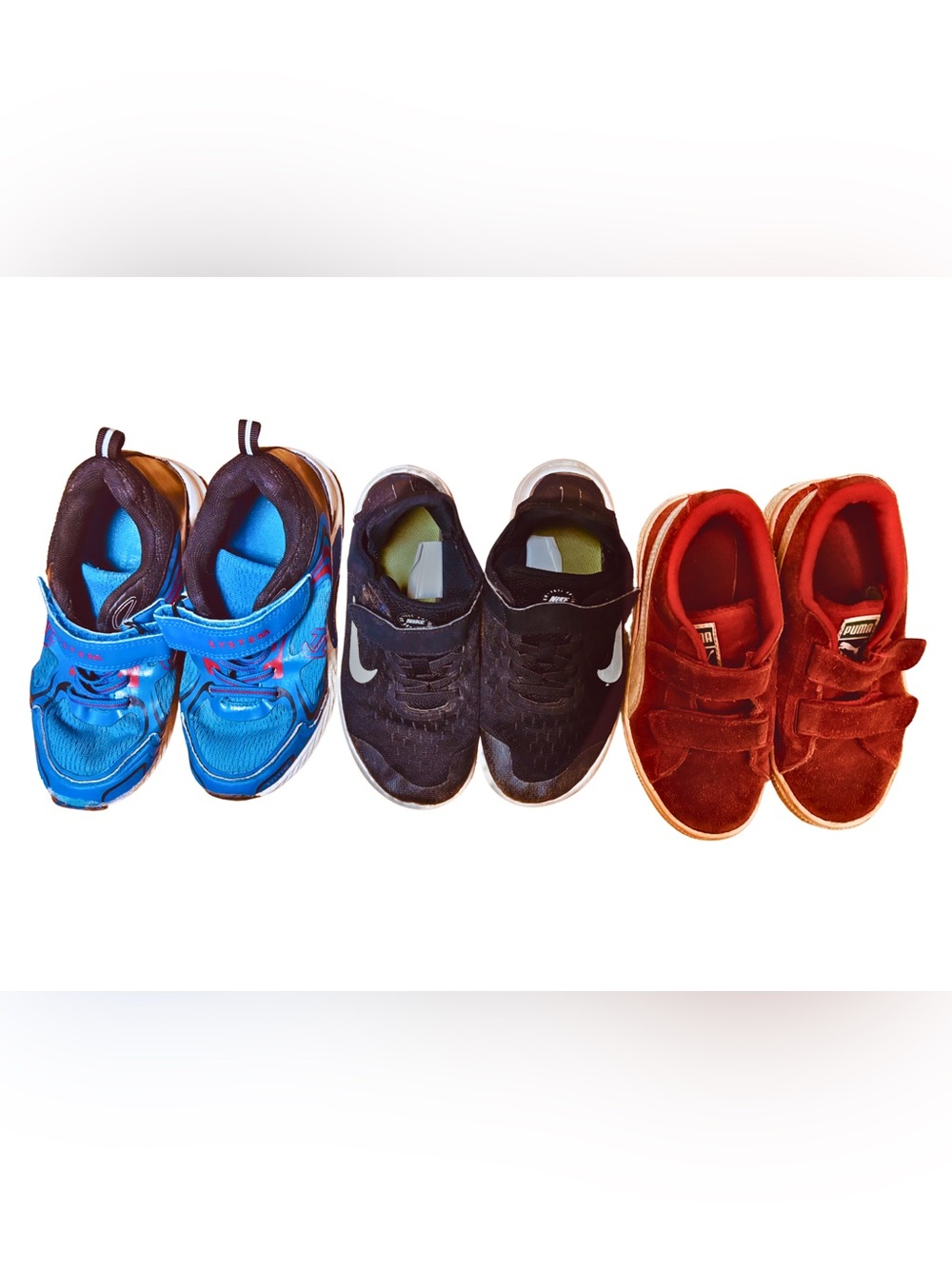 Kid’s Nike, Puma & System Play Sneakers
